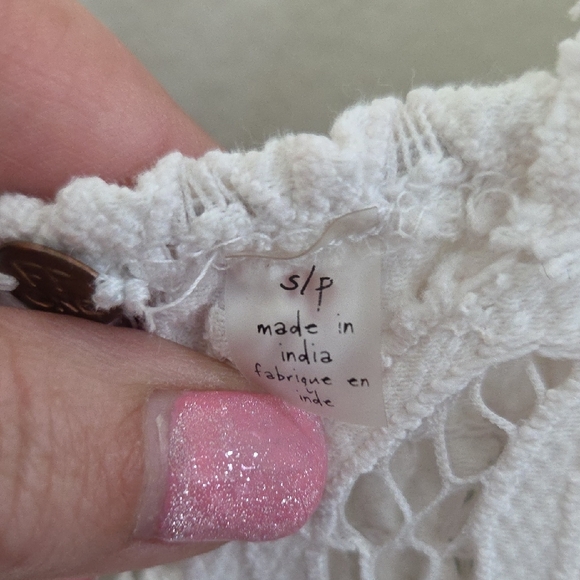 FP Movement by Free People Cream Lace Mini Dress - Picture 6 of 8